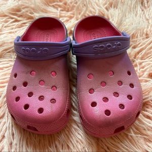 Pink/Purple Crocs